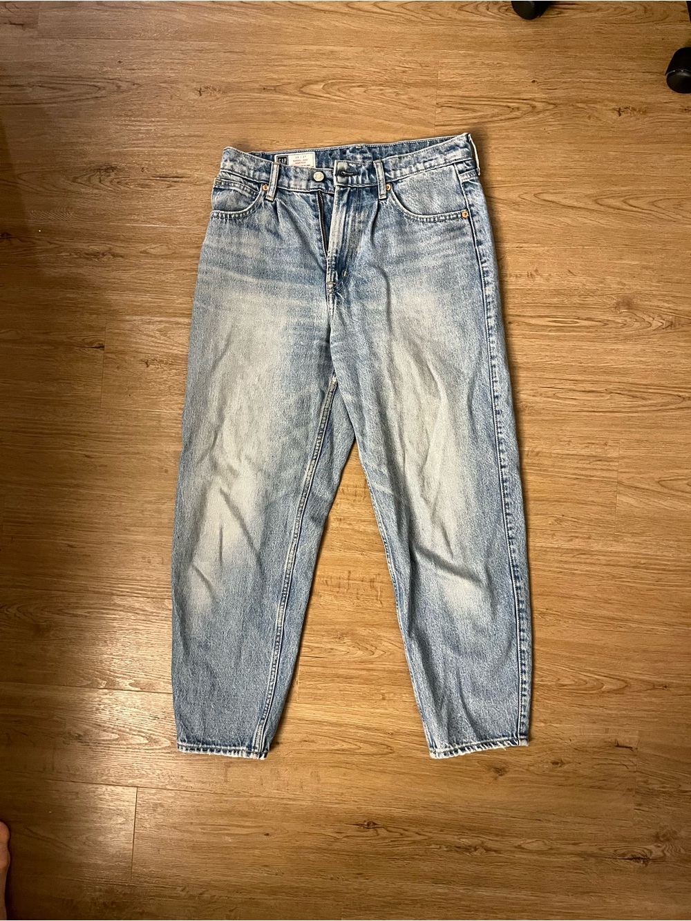 GAP Light Blue Barrel Jean High Rise